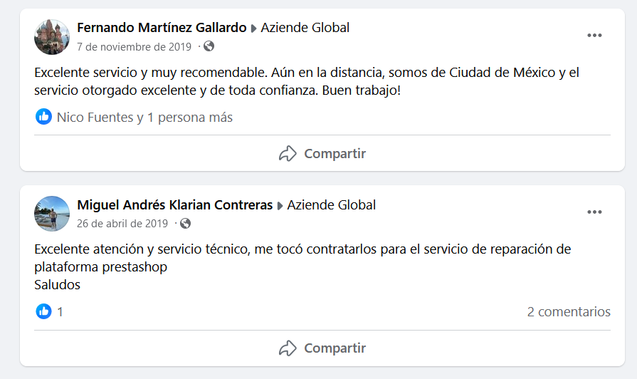 Aziende Global - Nicolas Fuentes - Facebook